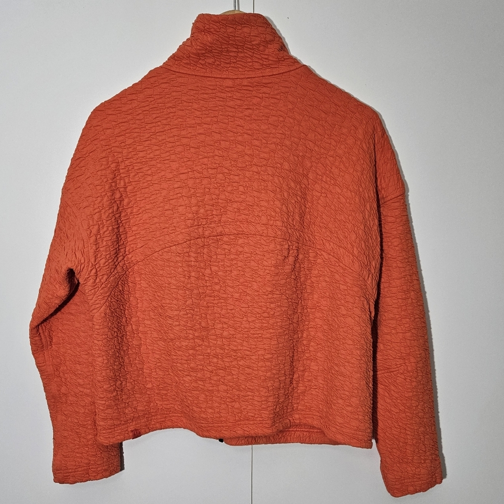 LULULEMON Rippled Full Zip Jacket Autumn Red Size 4 - Picture 12 of 15